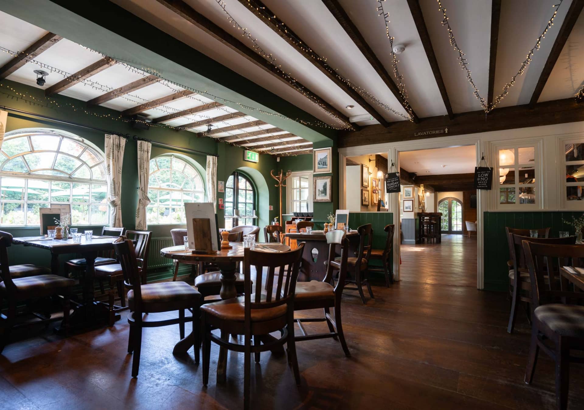 Pub dining area