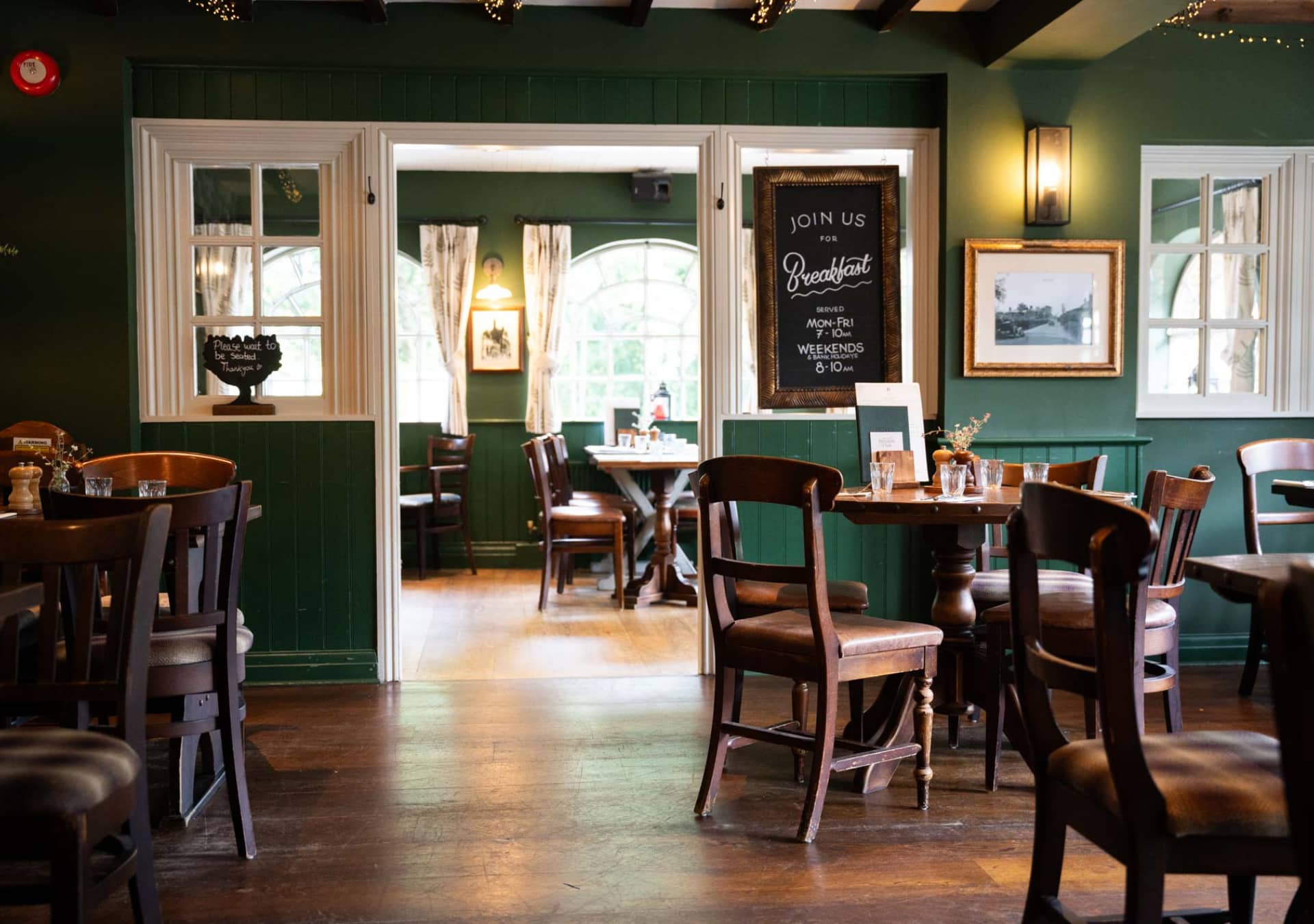 Pub dining area